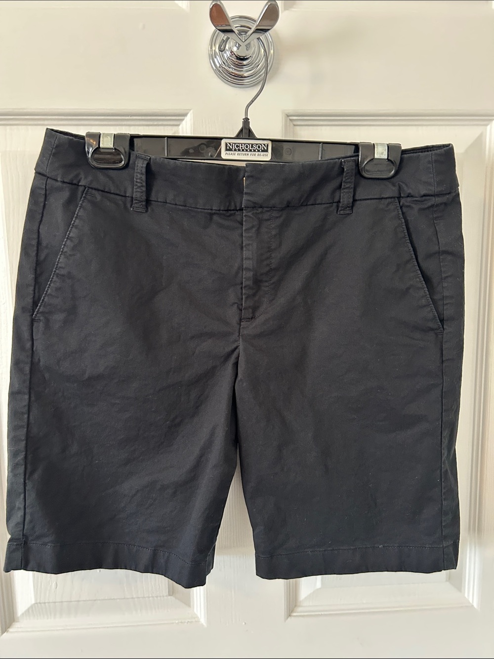 J. Crew Black Women's Chino Bermuda Shorts